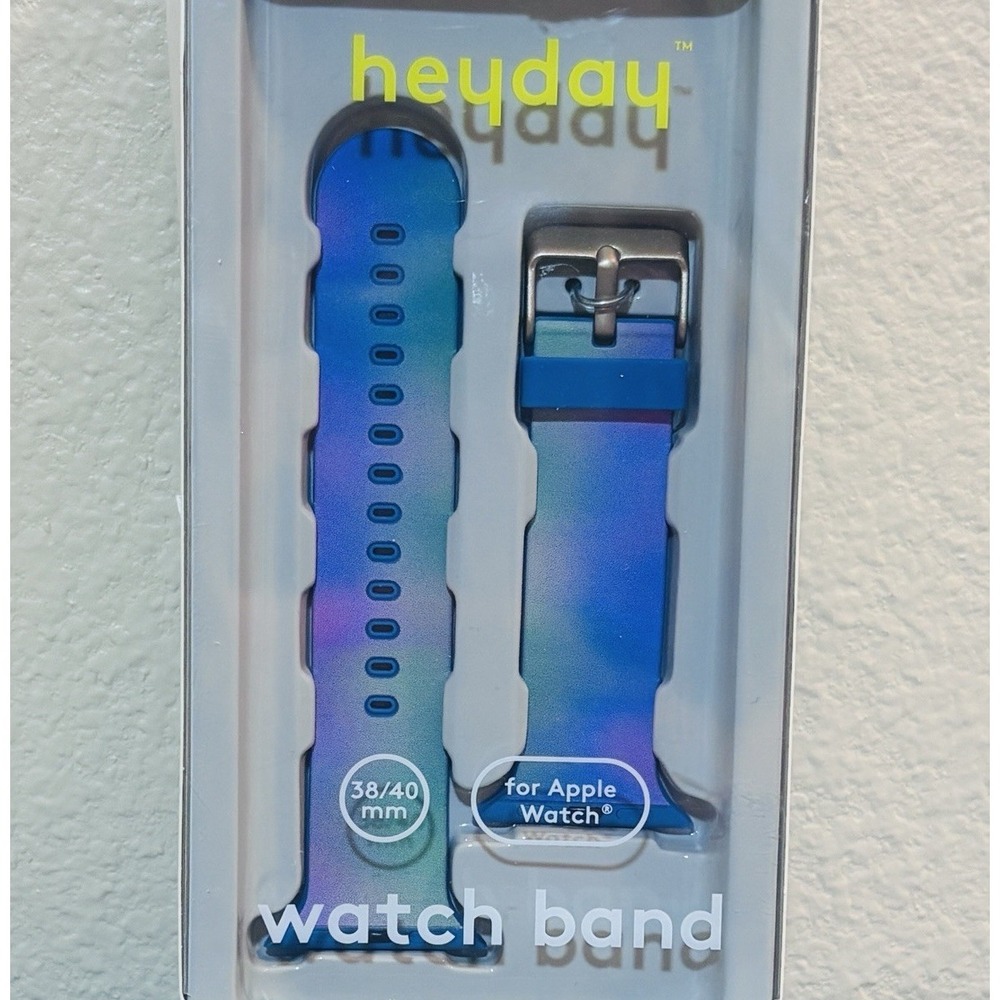 Apple Watch Band Heyday Silicone 38-40mm Northern Lights Pink Blue Purple New